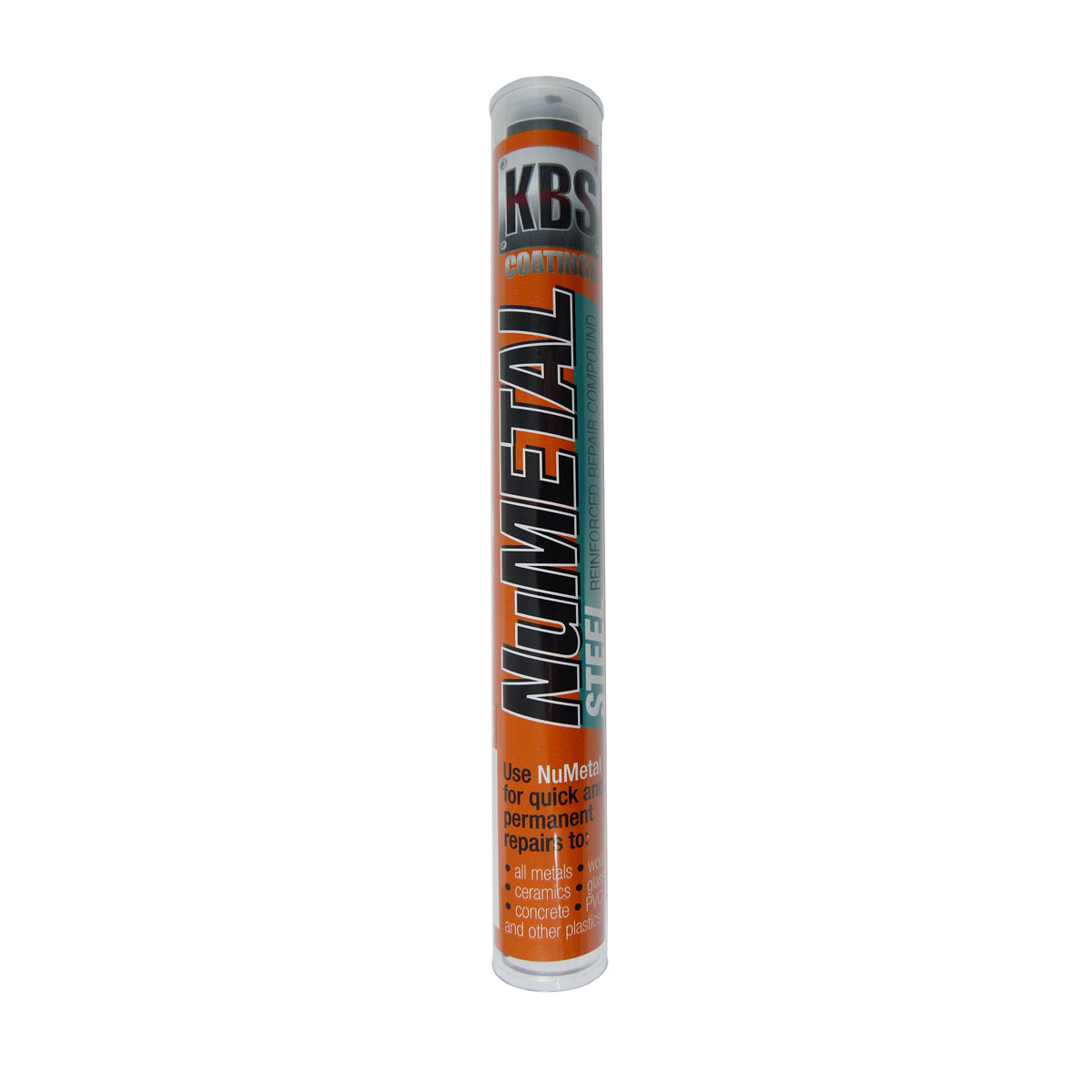 KBS NuMetal Steel Reinforced Repair Compound 110g Metal Plastic Wood epoxy putty - 70003