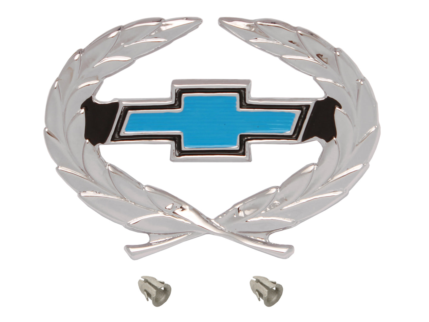 Badge "Wreath Blue Bowtie" HQ Export Chevrolet - B1071