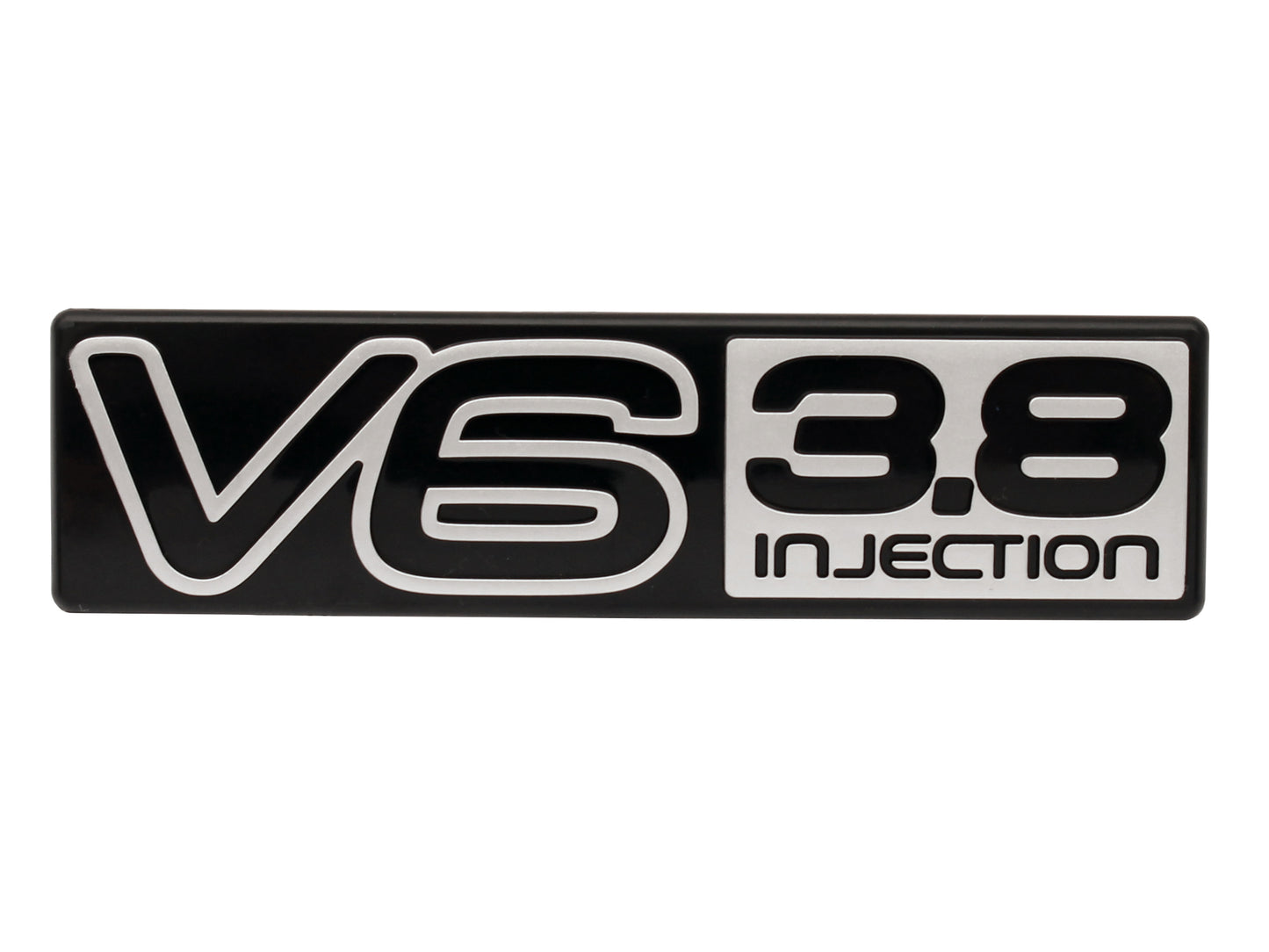 Badge "V6 3.8 Injection" VN Boot (Black & Silver) - B1166