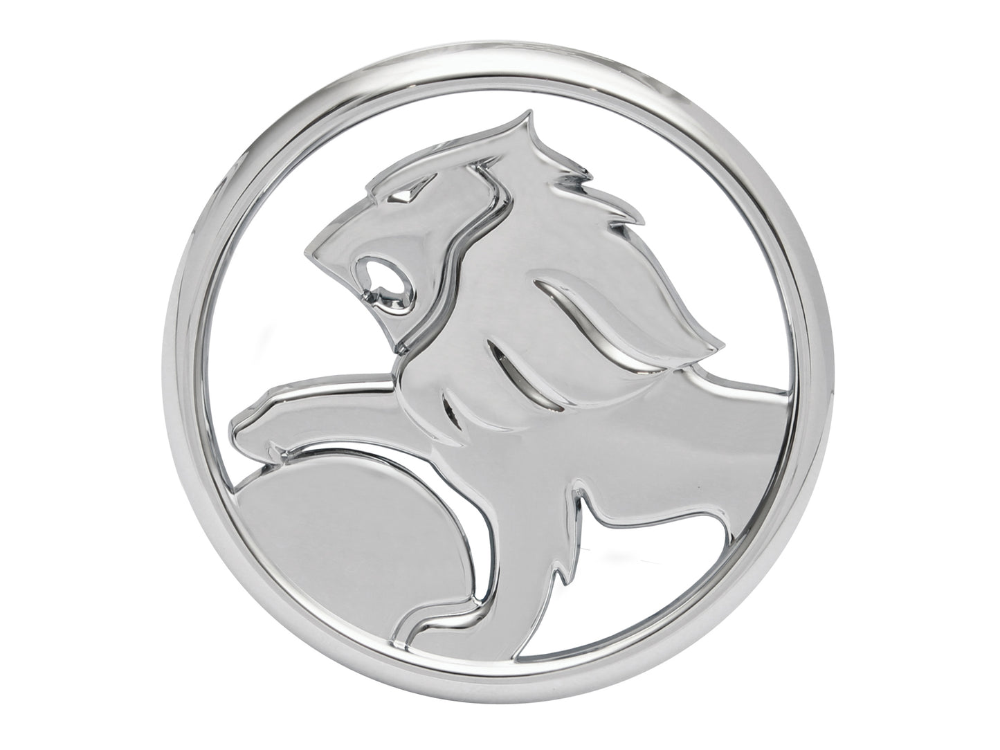 Holden LION Chrome Boot Lid Badge / Emblem VY V2 Monaro trunk symbol logo - B1193