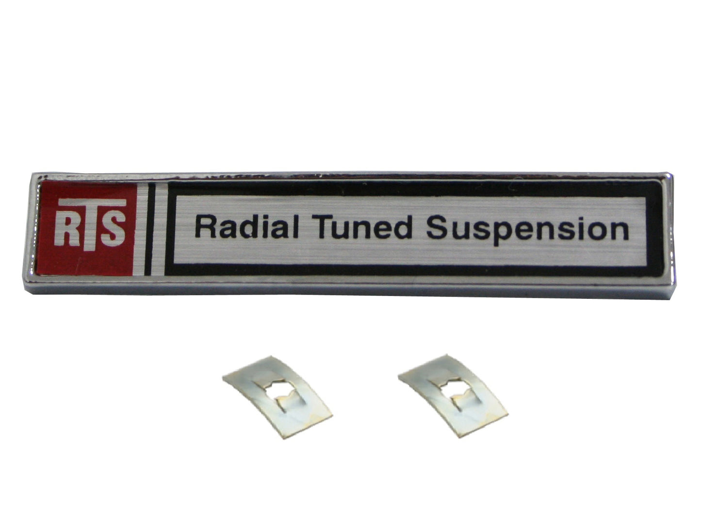 Holden Torana Boot Badge - RTS - LX (pin-on) Radial Tuned Suspension - B1270
