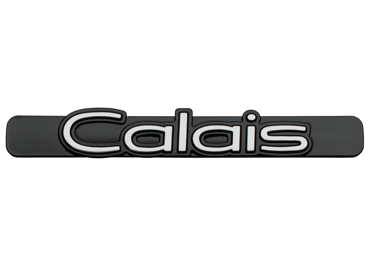 Holden Calais Dash Badge "CALAIS" Chrome with Black Inlay VP VR VS - B1305