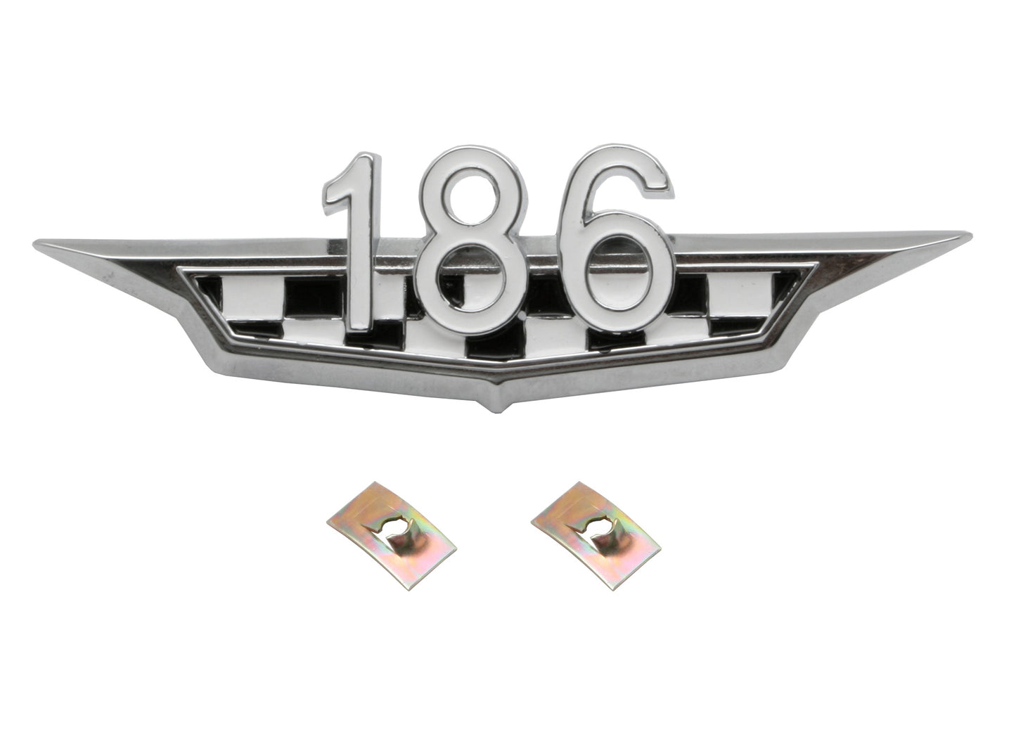 Holden "186" Badge x1 HR Boot suits all models trunk emblem flag - B1034