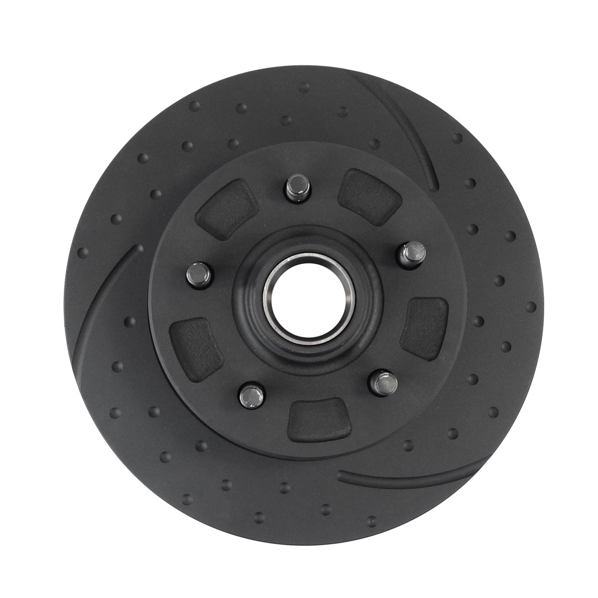 RDA Front Disc Brake Rotor Pair (Slotted & Dimpled) Holden LH LX UC - RDA10D