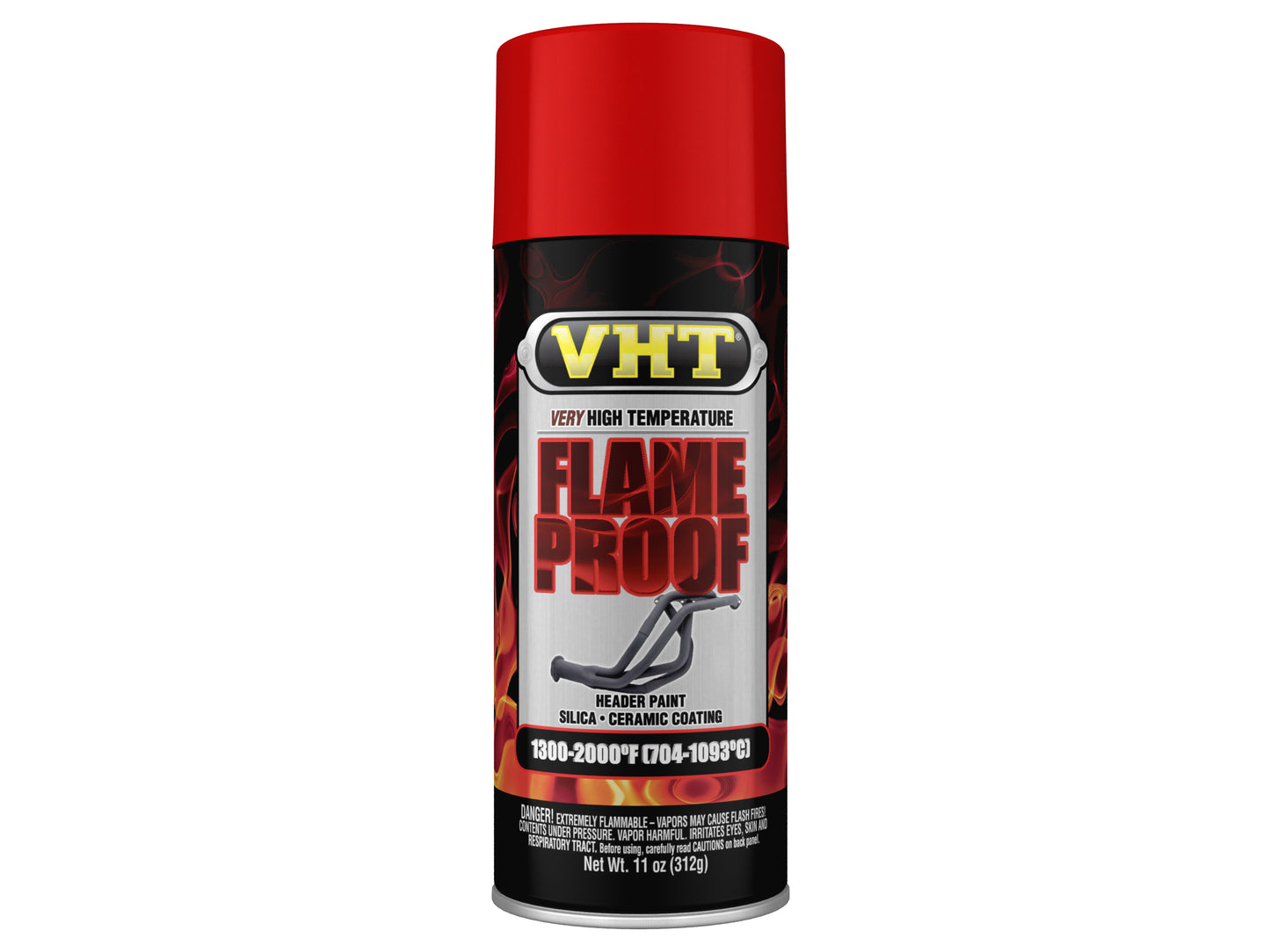 VHT High Temperature Spray Paint FLAMEPROOF FLAT RED. Exhaust engine flame proof - SP109