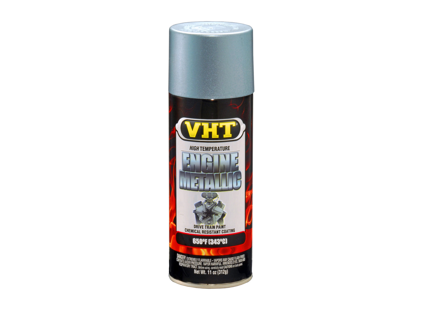 VHT High Temperature Spray Paint ENGINE METALLIC TITANIUM SILVER starter diff - SP403