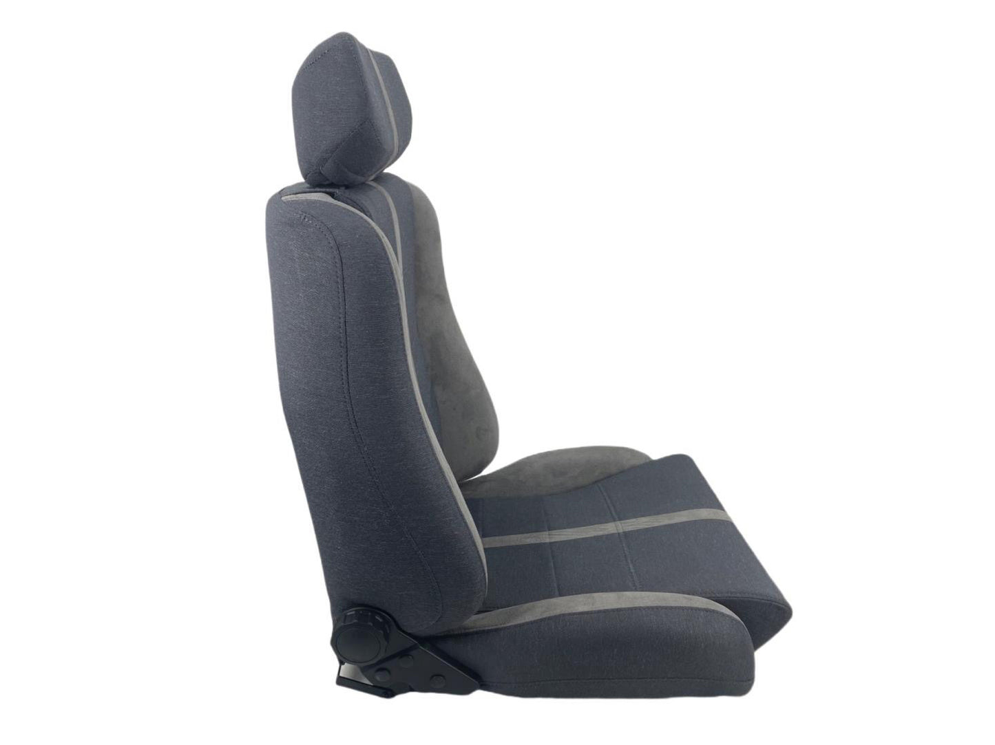 Autotecnica Ford Style Head Rest Sport Seat Grey Material Twin Adjusters  - SP88XE