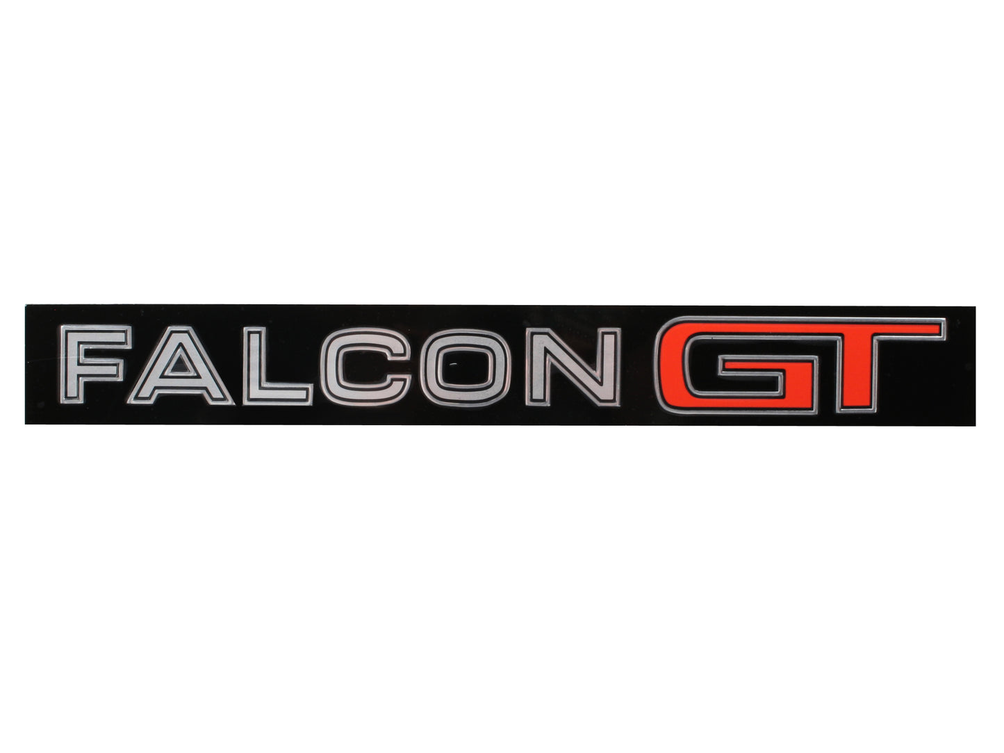 Ford "Falcon GT" Boot Moulding Insert Badge XY GT B2005