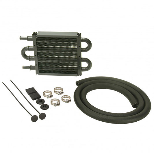 Derale Power Steering Oil Cooler Kit 4 Pass 1/2" Tube - 13212