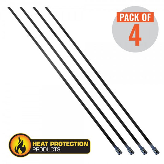 TFI Locking Ties Black Stainless 355mm  - 214004