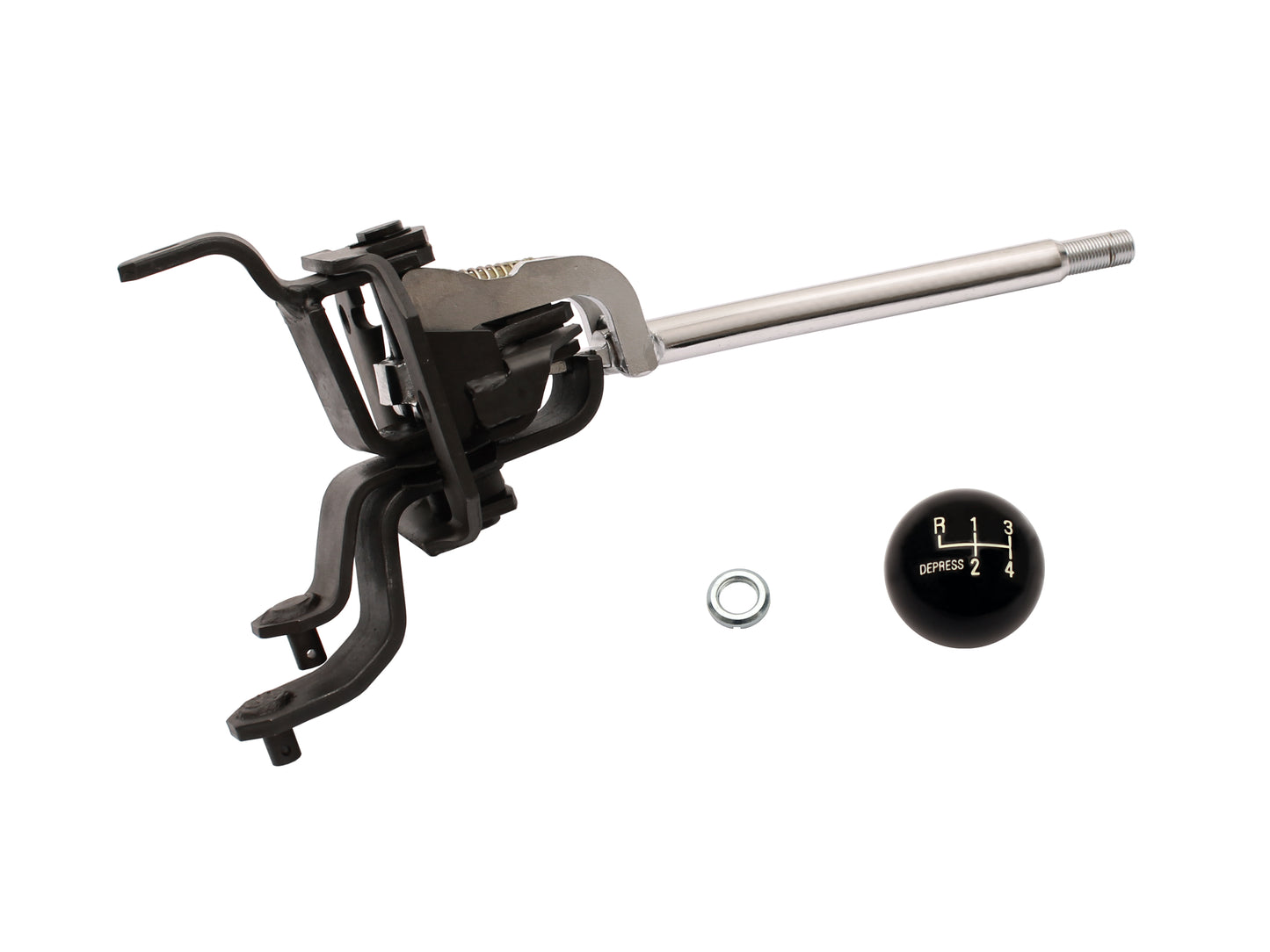 Gear Shift Assembly LC LJ 4 Speed Chrome Shifter - 2812313