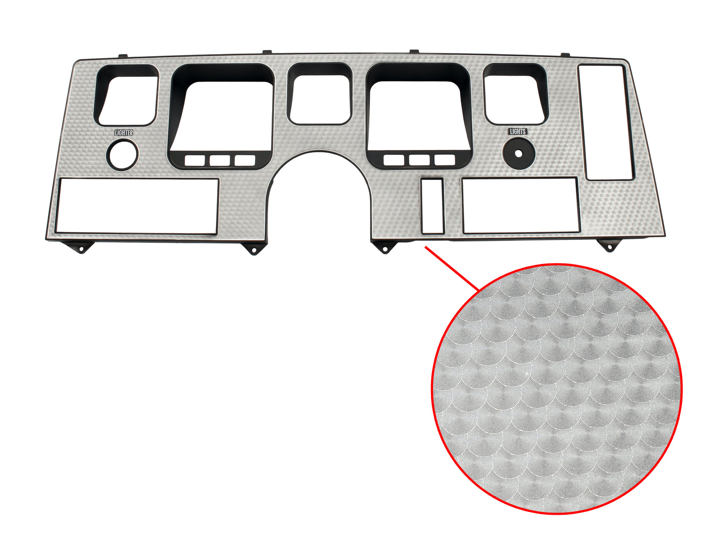 Dash Fascia HQ GTS Silver - 2815985