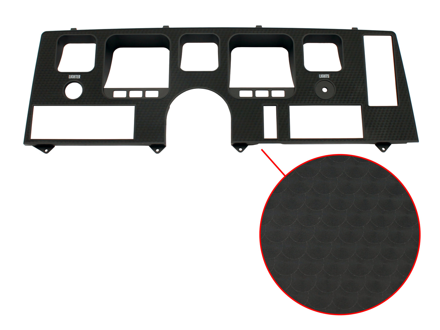 Dash Fascia HQ GTS Natural Black - 2815985N