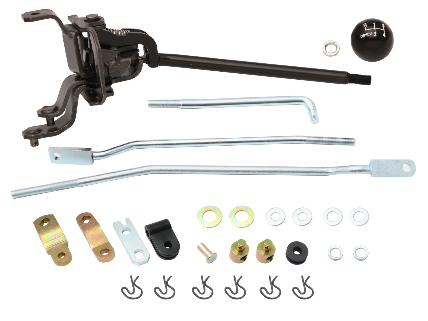 Shifter & Linkage Kit Aussie 4 Speed Bucket Seats - 2825519K
