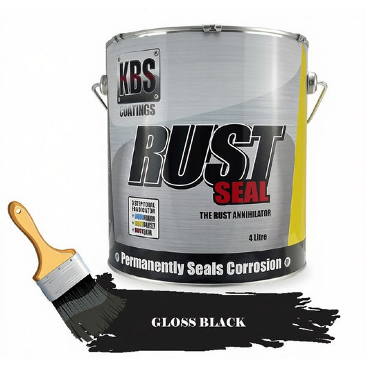 KBS RustSeal (Gloss Black) 4 Litre Preventive Coating - 4501