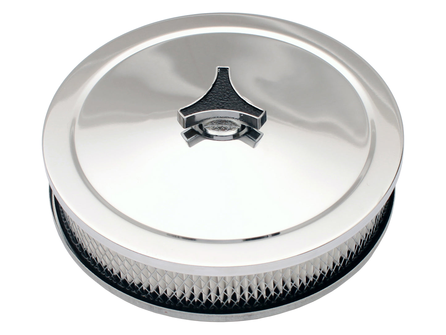 TFI Chrome Air Cleaner 9"X2" 130mm Holley - 456-921