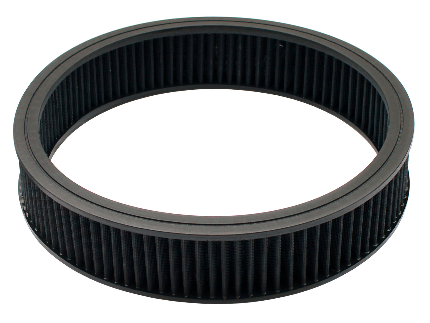 TFI Chrome Air Cleaner 14"X2 Holley Recessed Black - 476-941BK