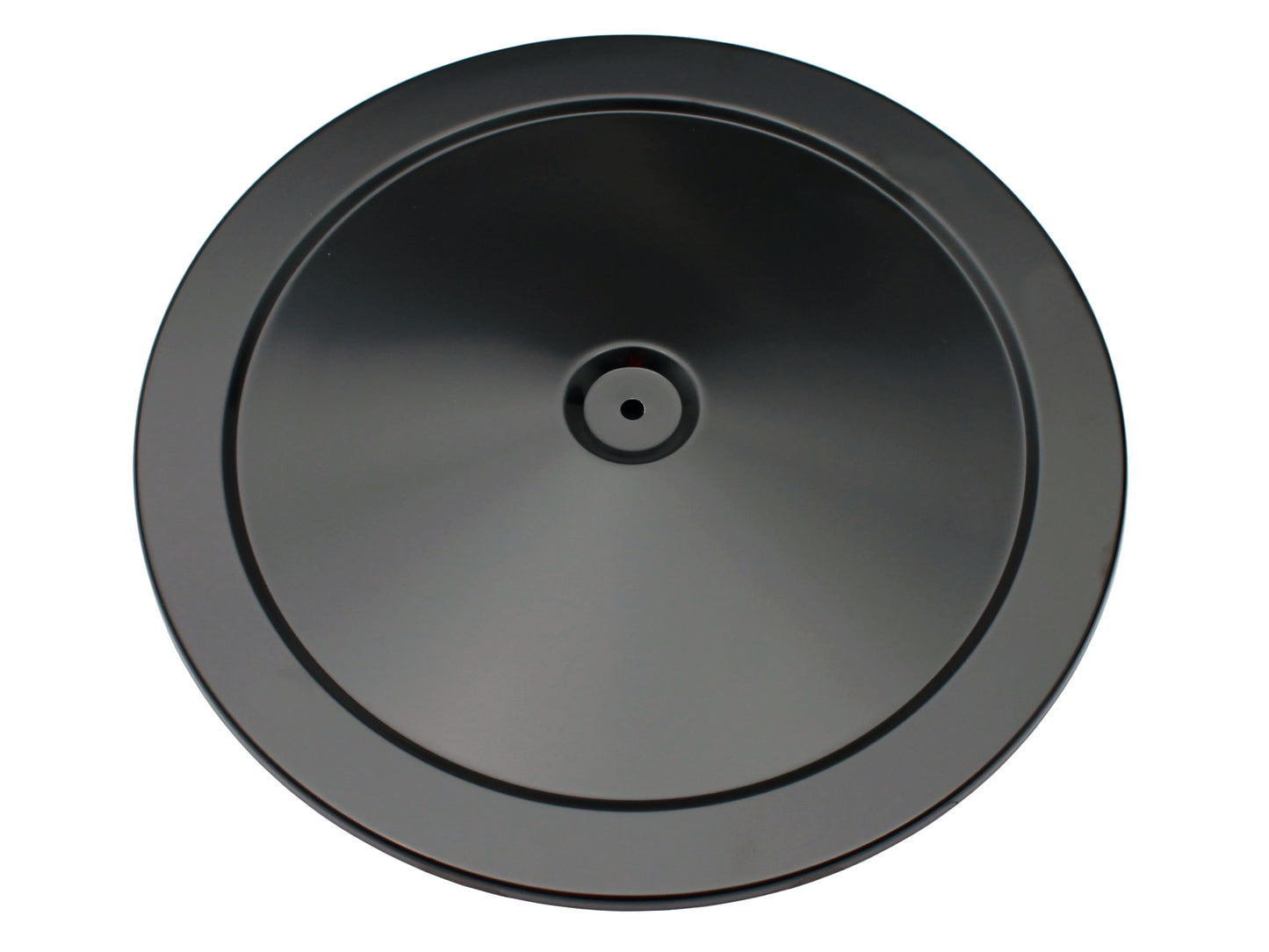 TFI Chrome Air Cleaner 14"X2 Holley Recessed Black - 476-941BK