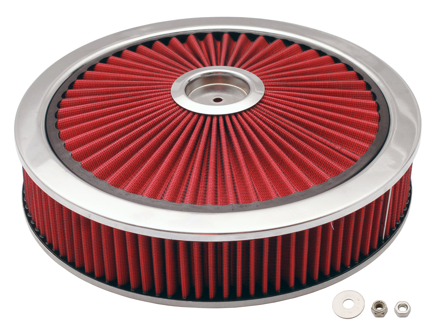 TFI Performance Air Cleaner Lid 14x3 Red - 47622