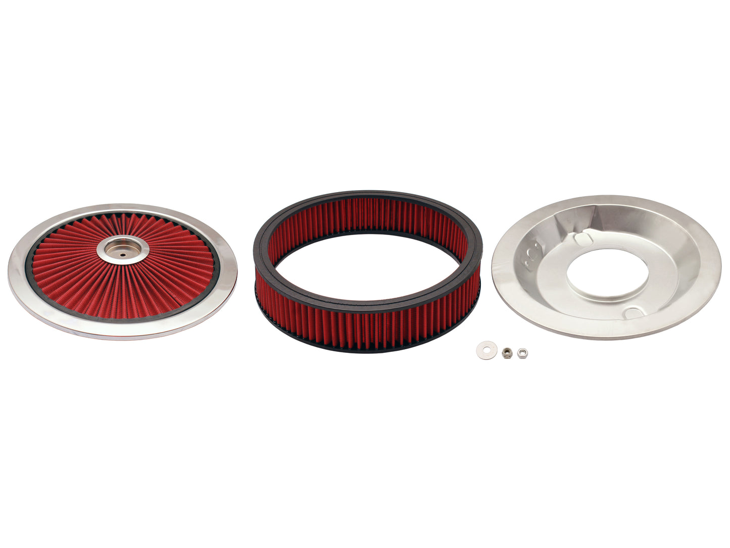 TFI Performance Air Cleaner Lid 14x3 Red - 47622