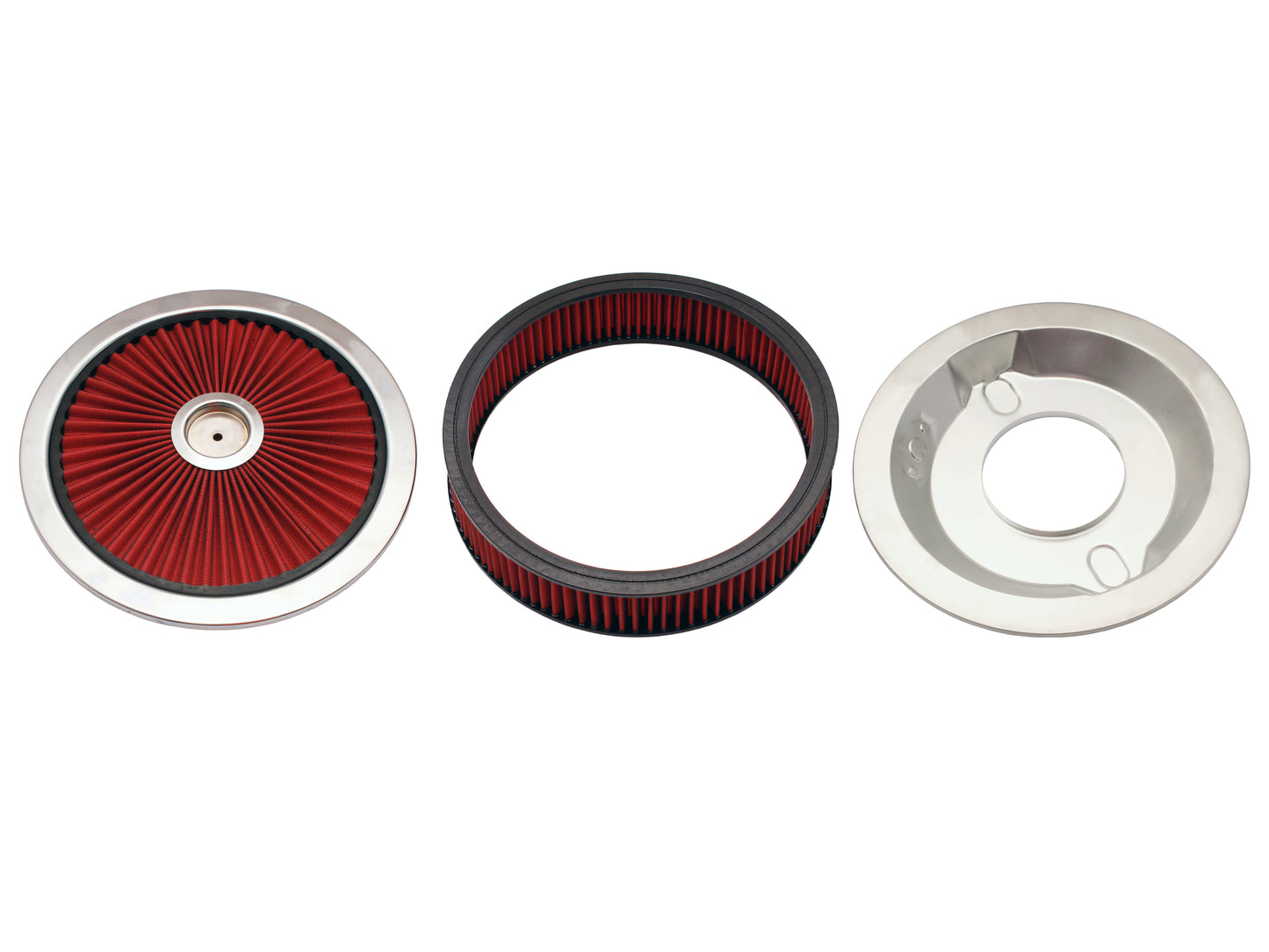 TFI Performance Air Cleaner Lid 14x3 Red - 47622