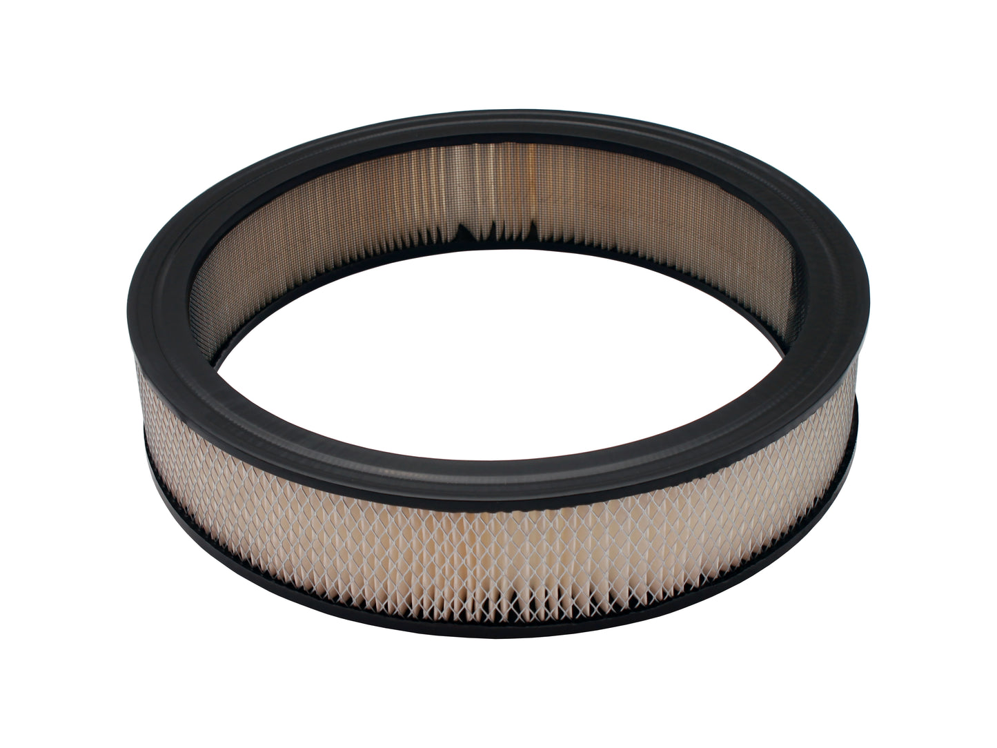 TFI Chrome Air Cleaner 14"X3" Holley Base Recessed - 477-941