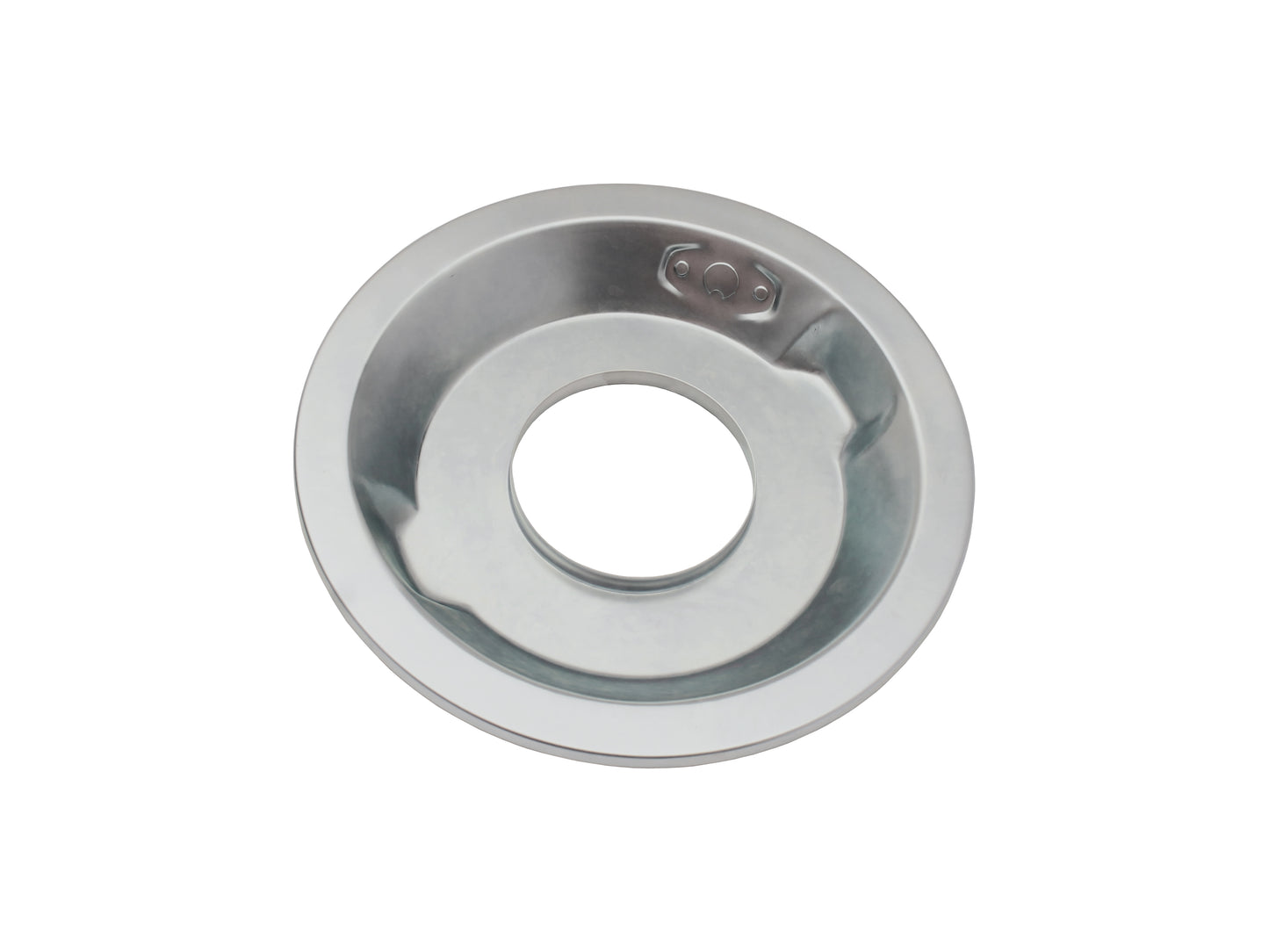 TFI Chrome Air Cleaner 14"X3" Holley Base Recessed - 477-941