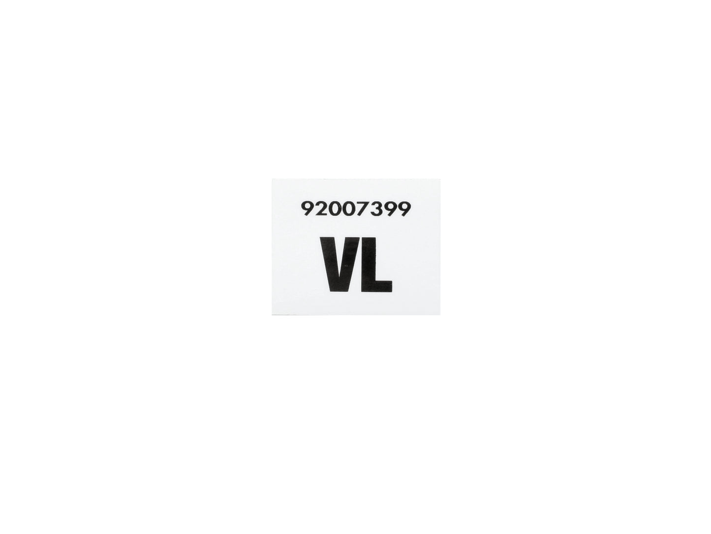 Decal VL Commodore Radiator Broadcast - 50031