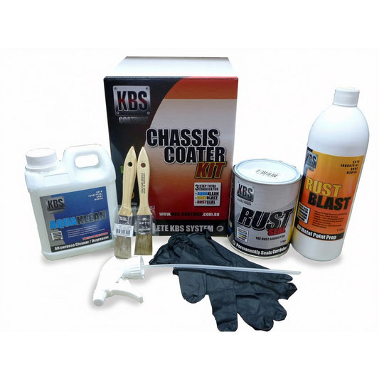 KBS Chassis Coater Kit (Silver) Rust Removal & Prevention - 57003