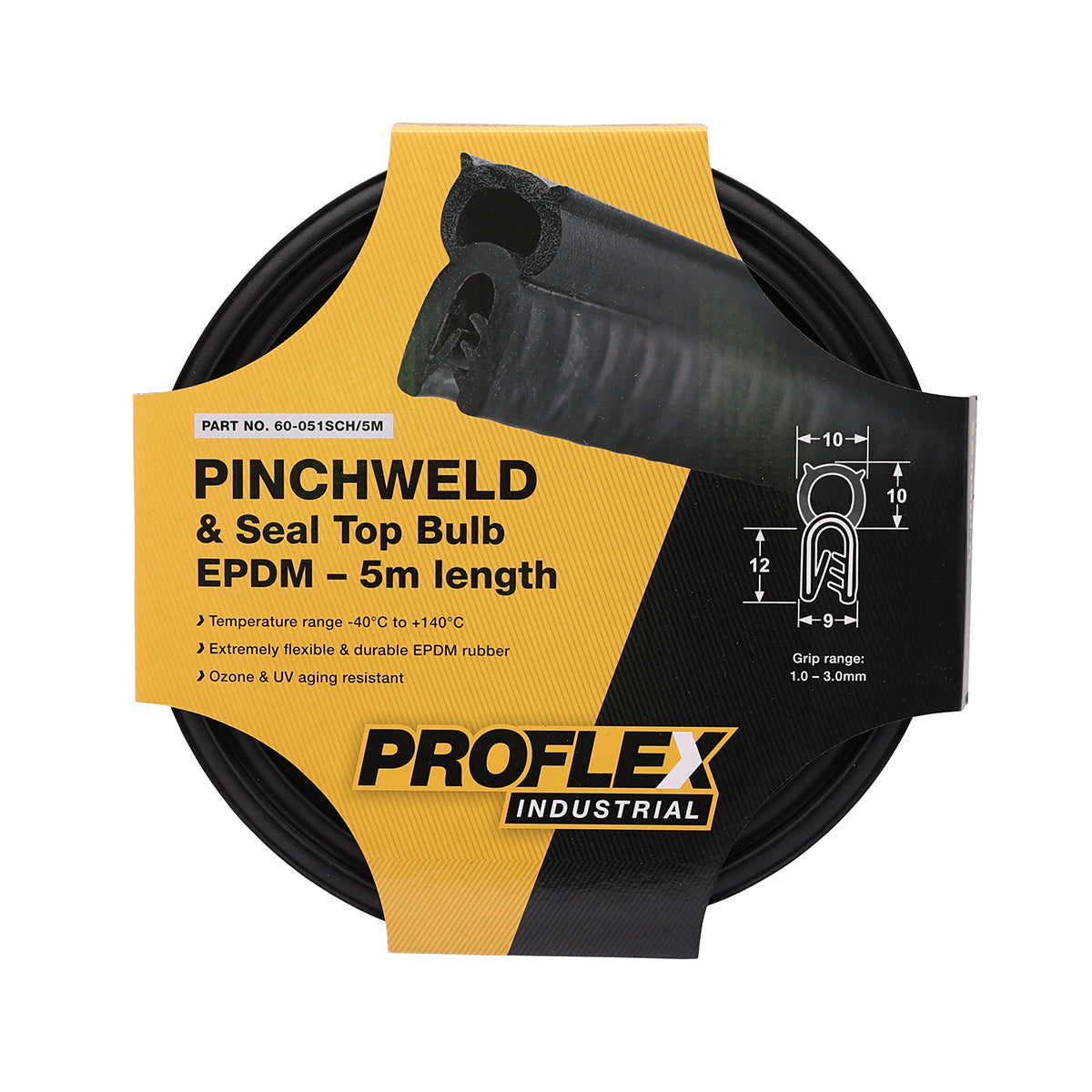 Proflex Pinchweld (Seal on Top Boot) 5m Length - 60-051SCH/5M