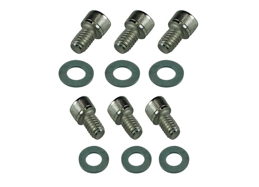 TFI Holden 6 Side Plate Bolt Set Chrome Allen (6) - 6776