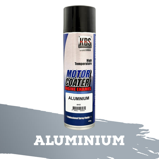 KBS MotorCoater Engine Enamel ‘Aluminium’ 400g Aerosol - 69103