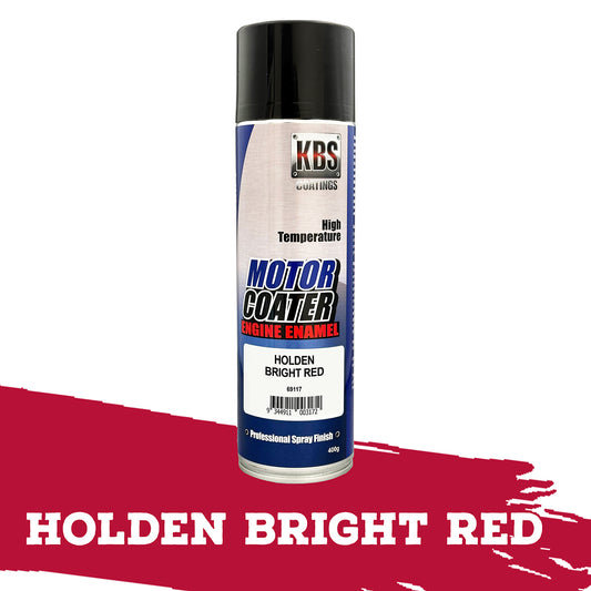 KBS MotorCoater Engine Enamel ‘Holden Bright Red’ 400g Aerosol - 69117