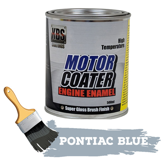 KBS MotorCoater Engine Enamel Paint ‘Pontiac Metallic Blue’ 500ml Tin - 69306