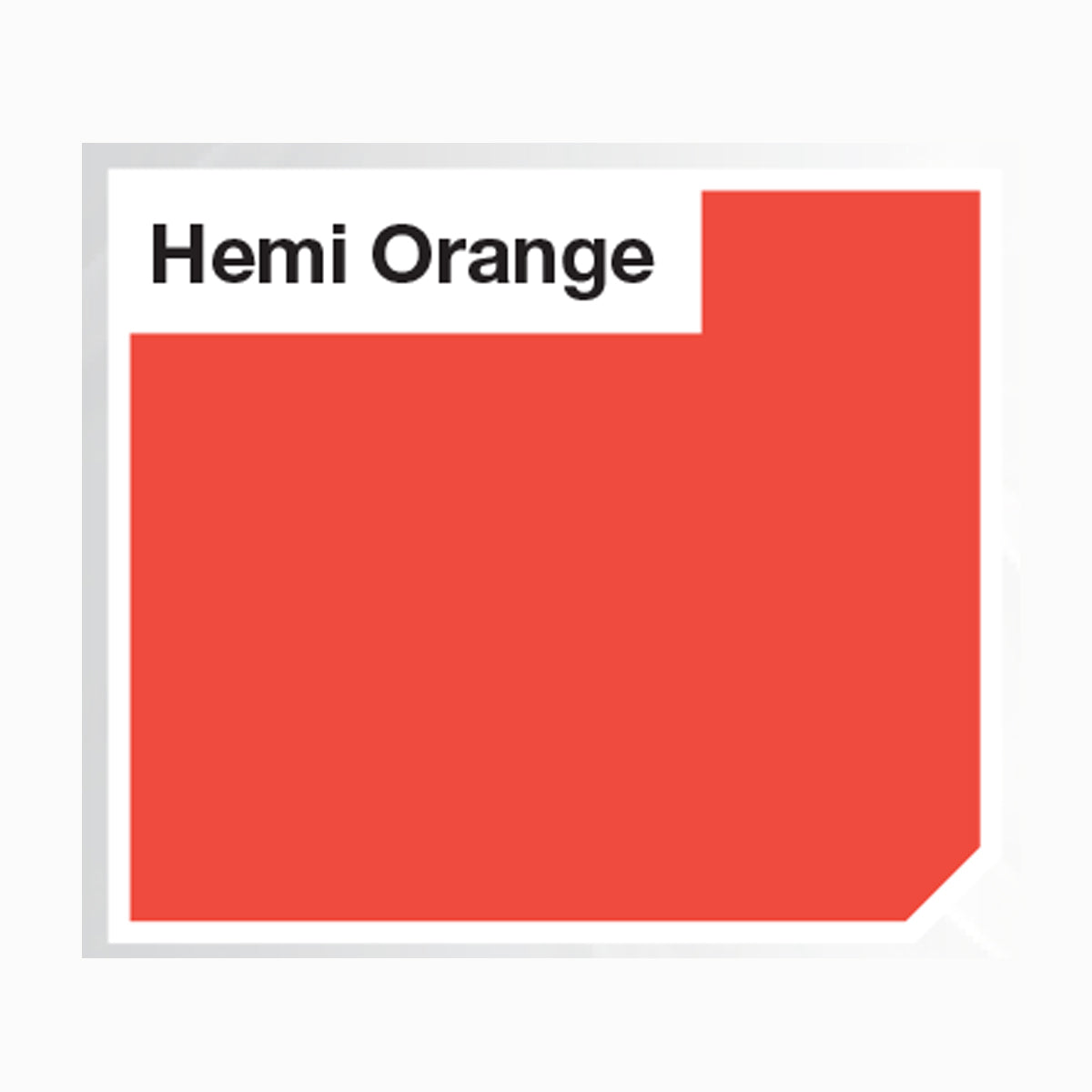 KBS MotorCoater Engine Enamel Paint ‘Hemi Orange’ 500ml Tin - 69308