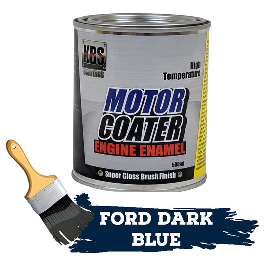 KBS MotorCoater Engine Enamel Paint ‘Ford Dark Blue’ 500ml Tin - 69310