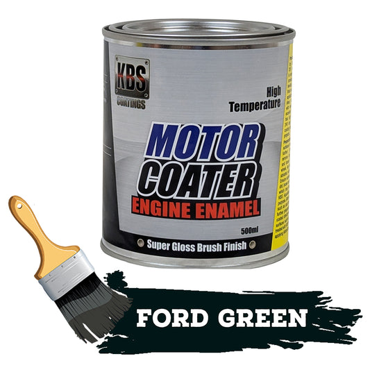 KBS MotorCoater Engine Enamel Paint ‘Ford Green’ 500ml Tin - 69313