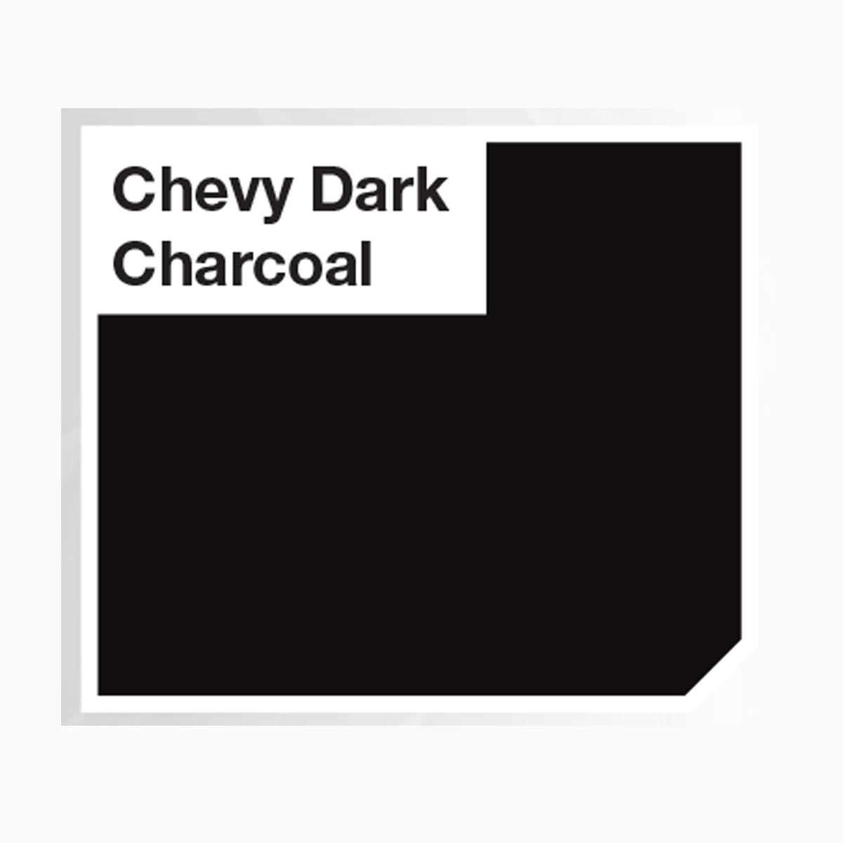 KBS MotorCoater Engine Enamel Paint ‘Chevy Dark Charcoal’ 500ml Tin - 69325