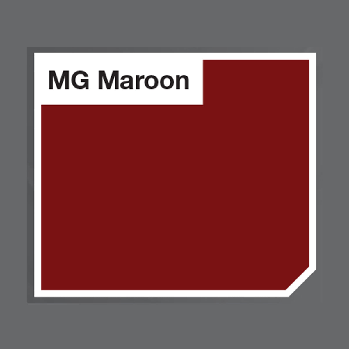 KBS MotorCoater Engine Enamel Paint ‘MG Maroon’ 500ml Tin - 69326