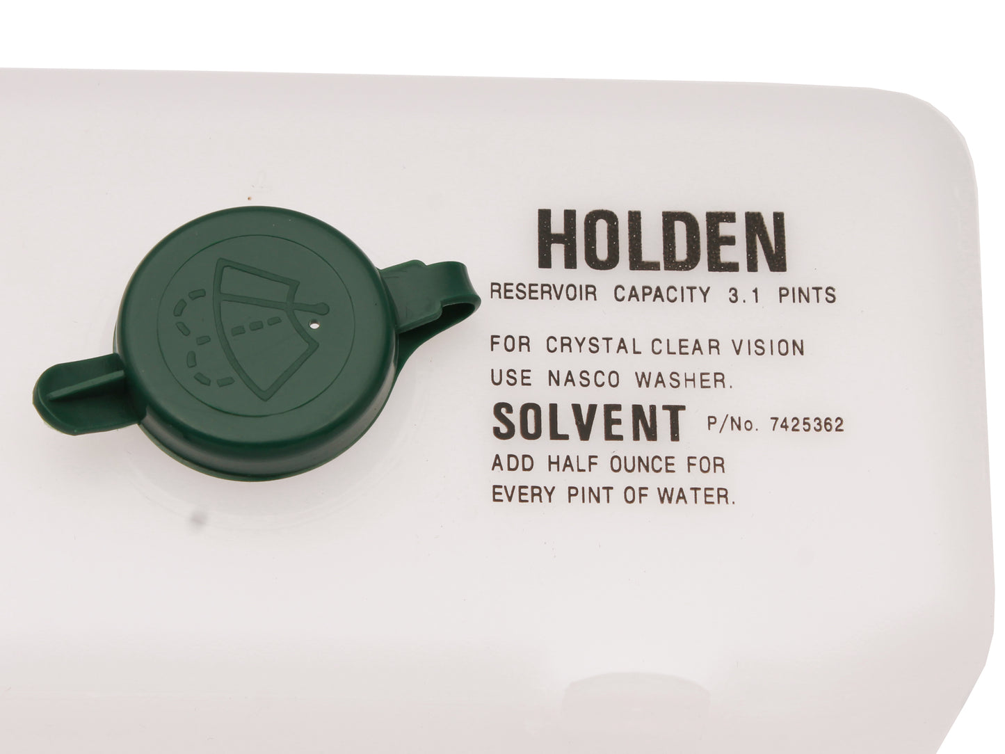 Windscreen Washer Bottle HK HT HG LC LJ "Holden" - 7434071B