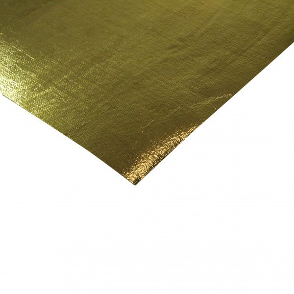 TFI Sound & Heat Shield Gold 315mm x 330mm x 0.8mm Aluminised Fibreglass - 821101
