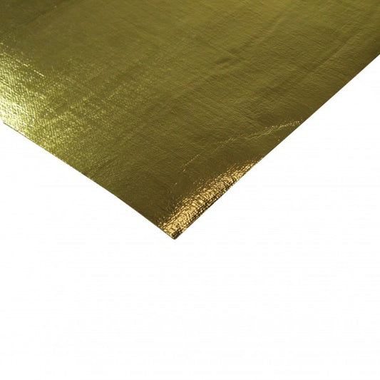 TFI Sound & Heat Shield Gold 315mm x 330mm x 0.8mm Aluminised Fibreglass - 821101