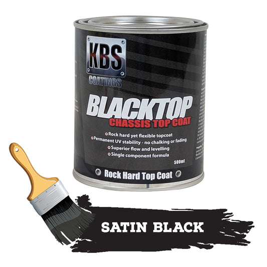 KBS BlackTop Chassis Coater ‘Satin Black’ 500mL – 8302