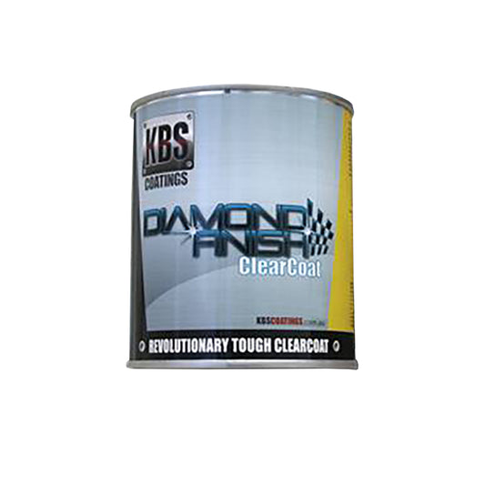KBS Coatings Diamond Finish Clear Coat One 1 Litre Car Boat Bike Paint Protect - 8404