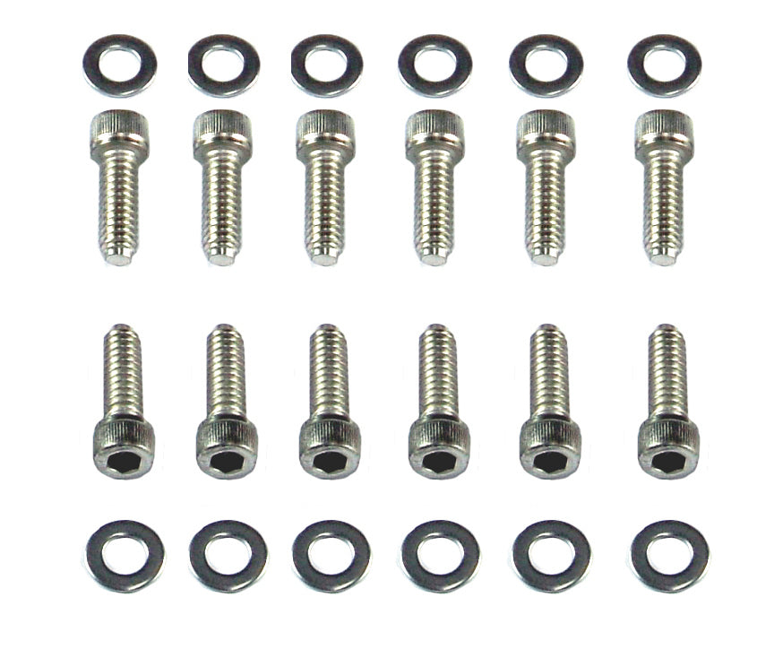 TFI Alloy Rocker Cover Chrome Bolt Set Holden V8 - 8750