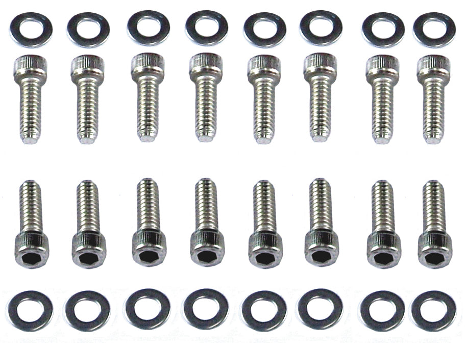 TFI Rocker Cover Chrome Bolt Set Ford Cleveland V8 - 8755