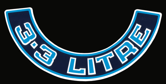 Decal VC VH WB Air Cleaner "3.3 Litre" Blue - 92004628