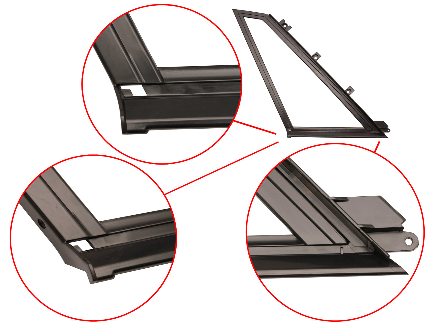 Moulding Rear Quarter Light Garnish VK Sedan LH - 92018357