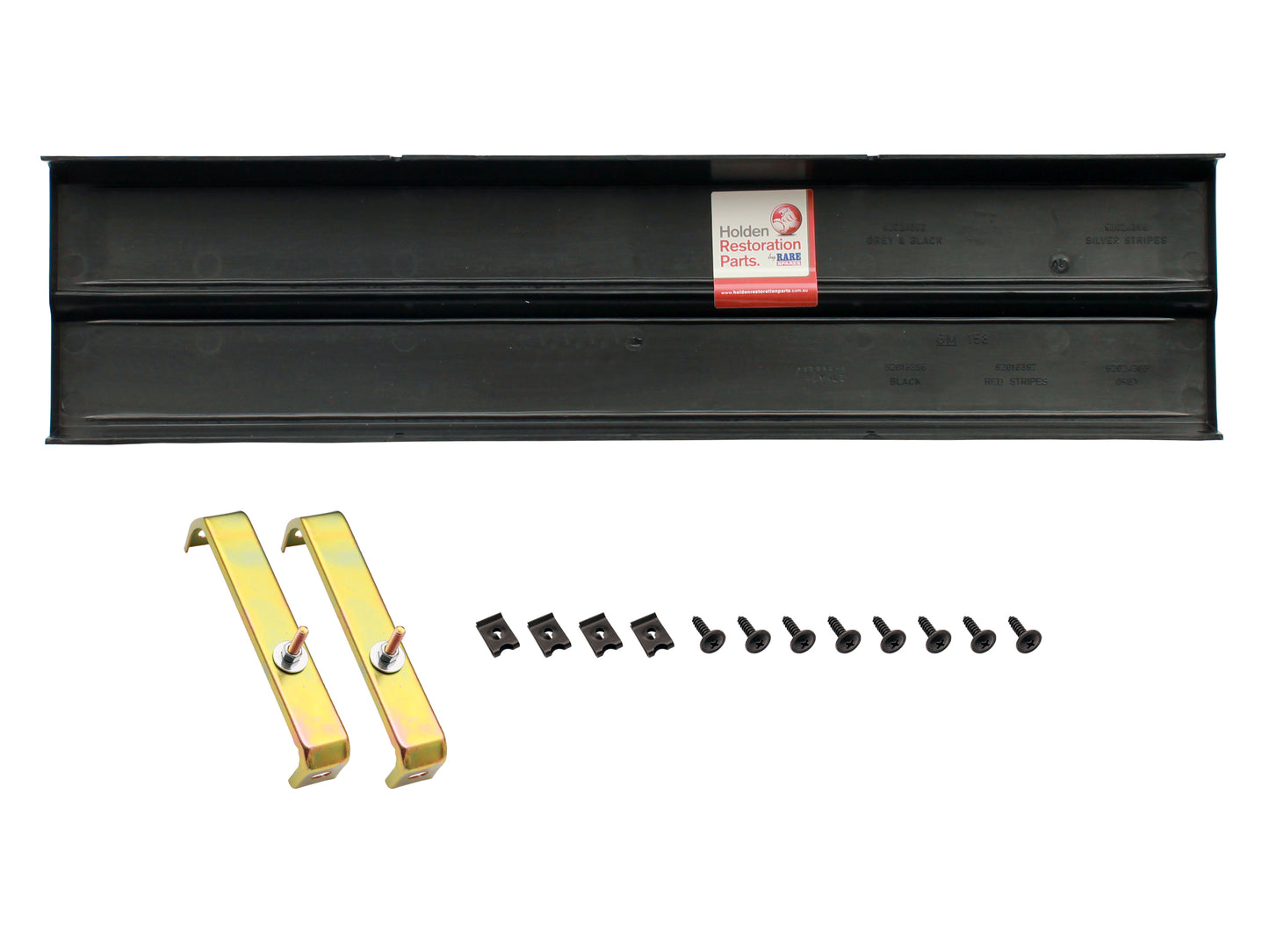 Holden Commodore Taillight Extension VK VL Grp A Plain Black boot centre garnish - 92018396