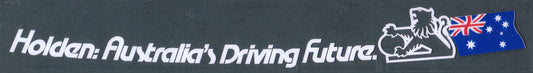 Decal "Holden Australia's Driving Future" Sedan - 92024432